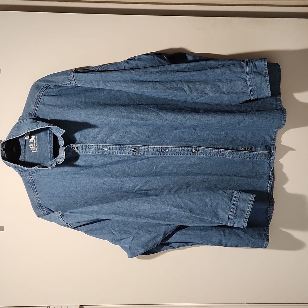 Ladies long sleeve denim shirt